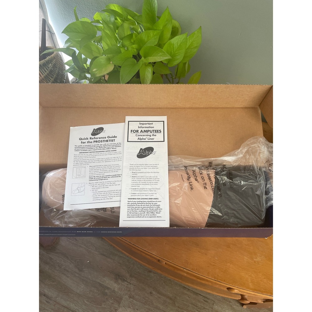 WillowWood Alpha Max Cushion Liner Uniform Large Prosthetic Gel Liner ALC 5866-X